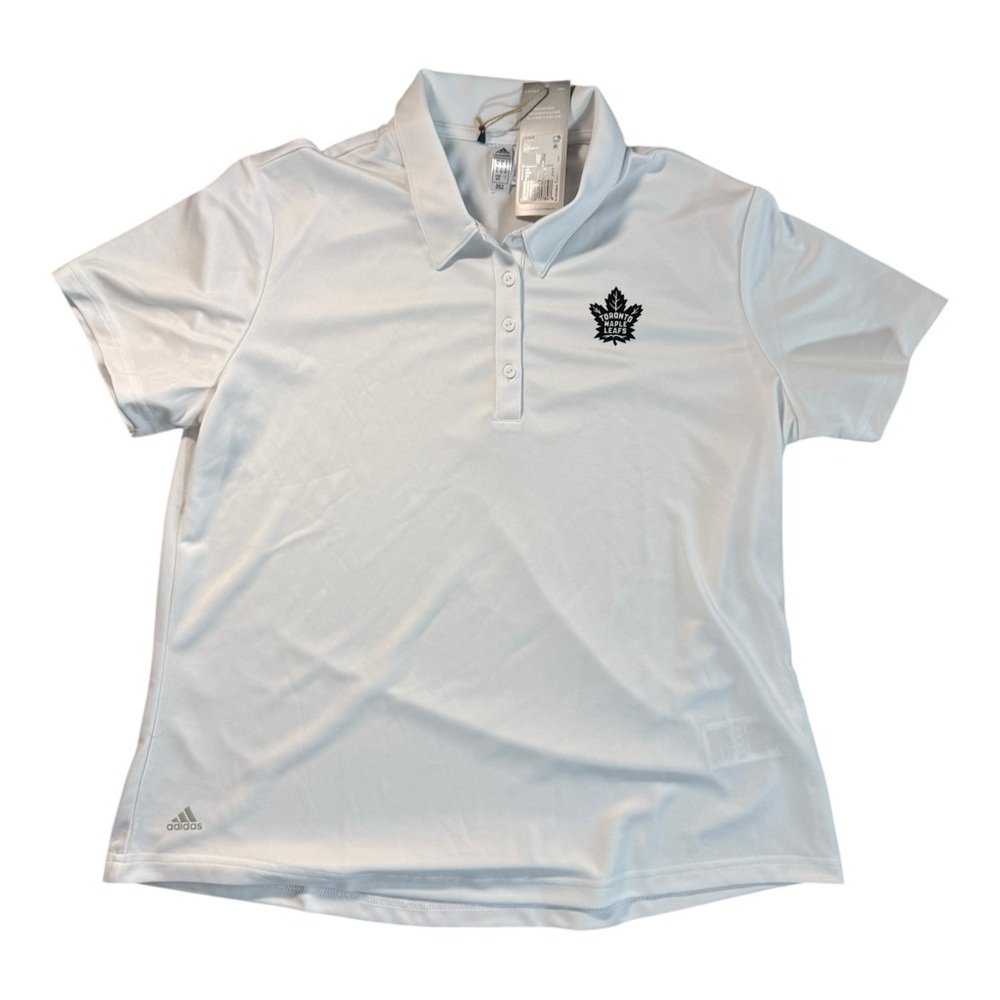 Adidas Toronto Maple Leafs Golf Polo Shirt Women’s‎ XL White